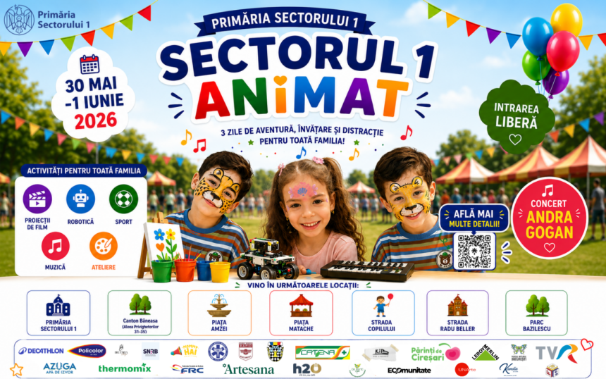 calendar complet de 1 iunie la primaria sectorului 1 trei zile de ateliere robotica vr sah si activitati gratuite pentru copii 6a19e6aad93c9