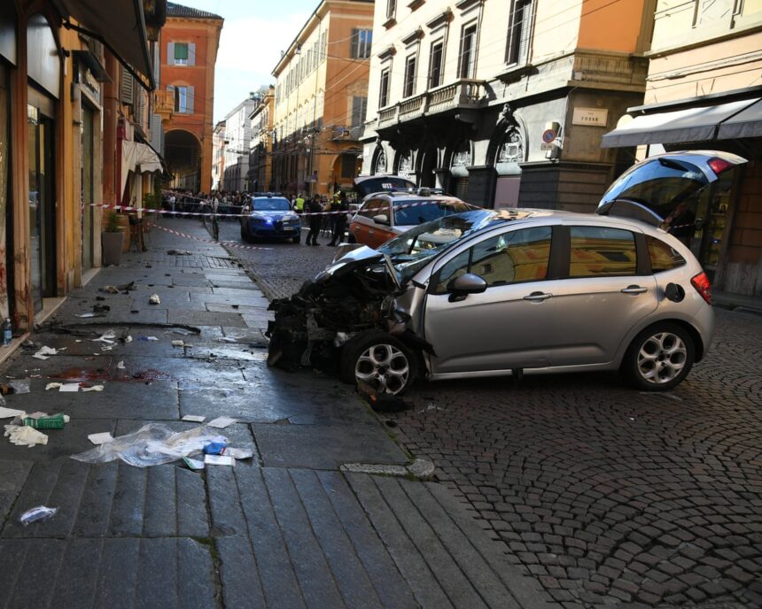 seven people injured after man drives car into pedestrians in northern italy 6a08a9c44b323