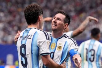 messi pasa gol argentina egipt