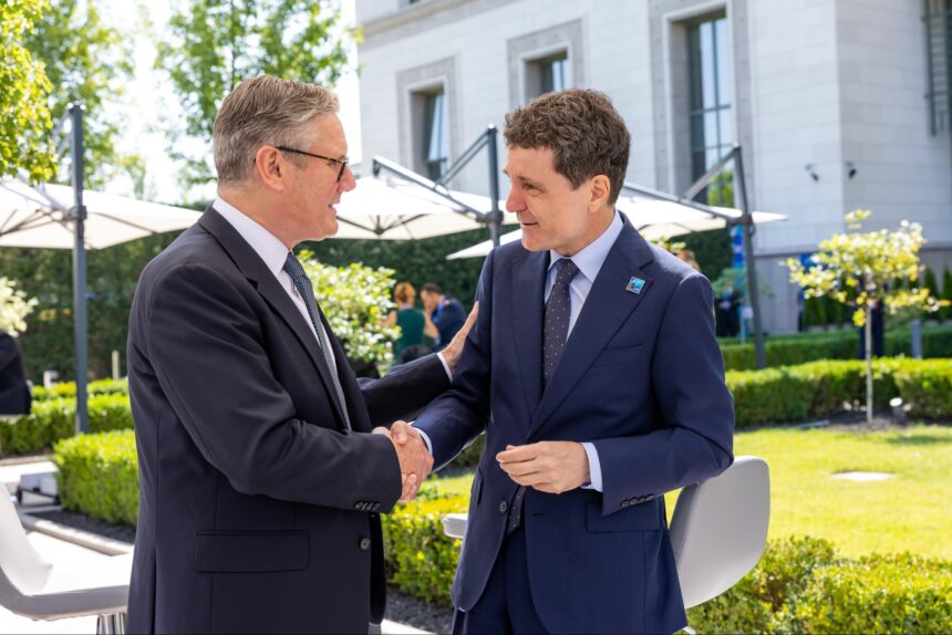 nicusor dan intalnirea cu premierul keir starmer la summitul nato continua colaborarea indeaproape 6a4e200d3e142