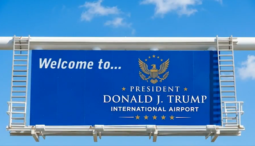 noua sigla a aeroportului donald trump din florida starneste controverse are erori si ar fi facuta cu ia 6a55fd03daf96