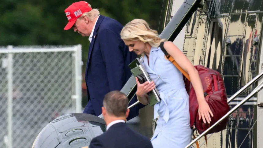 o ia pe urmele lui bill clinton cine este blonda de care donald trump a ajuns sa fie nedespartit 6a85538a96cf5